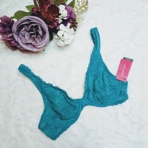 NWT Xhilaration Teal Lace High Apex Bra